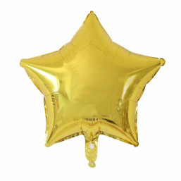 Foil Balloon - Star - Gold